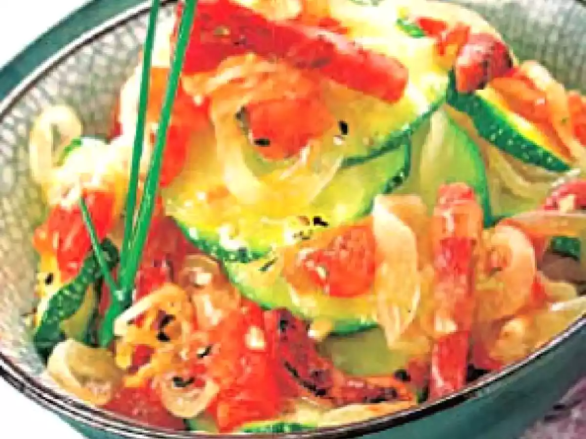 Courgettes Salteadas com Bacon