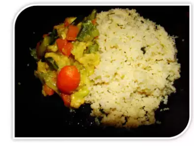 Couscous com nacos soja e legumes (versão adaptada da bimby)