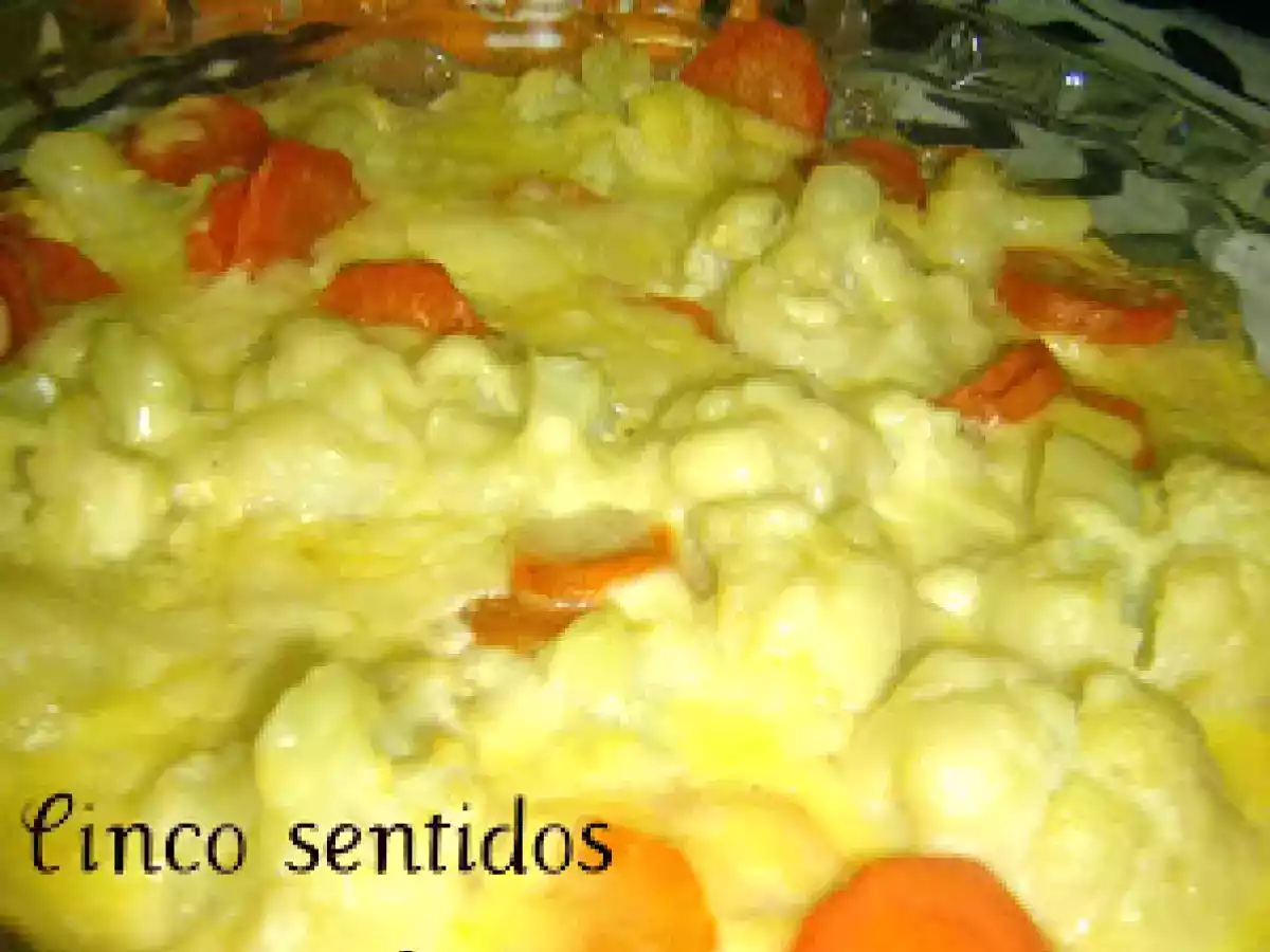 Couve flor gratinada