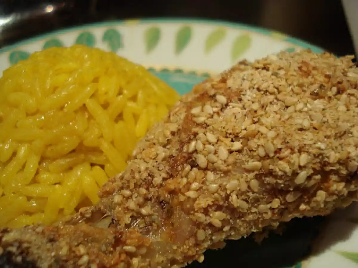 COXA DE FRANGO COM GERGELIM
