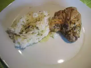Coxas de frango c/ hortelã