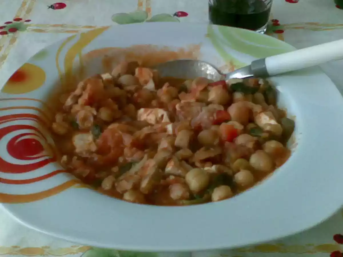 Cozido de Grão á Marroquina