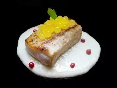 Cozinha TecnoTrivial: caviar de manga.