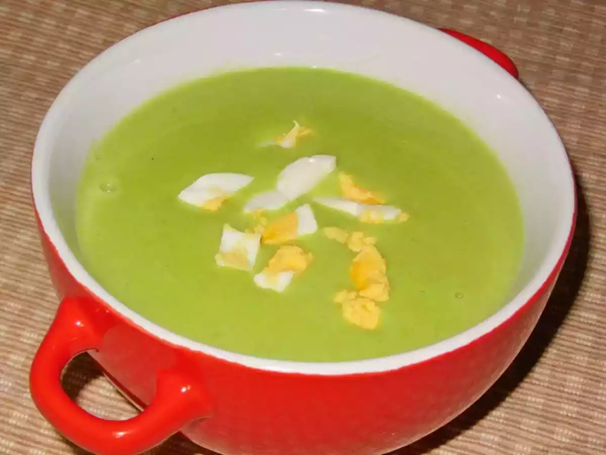 Creme aveludado de ervilha