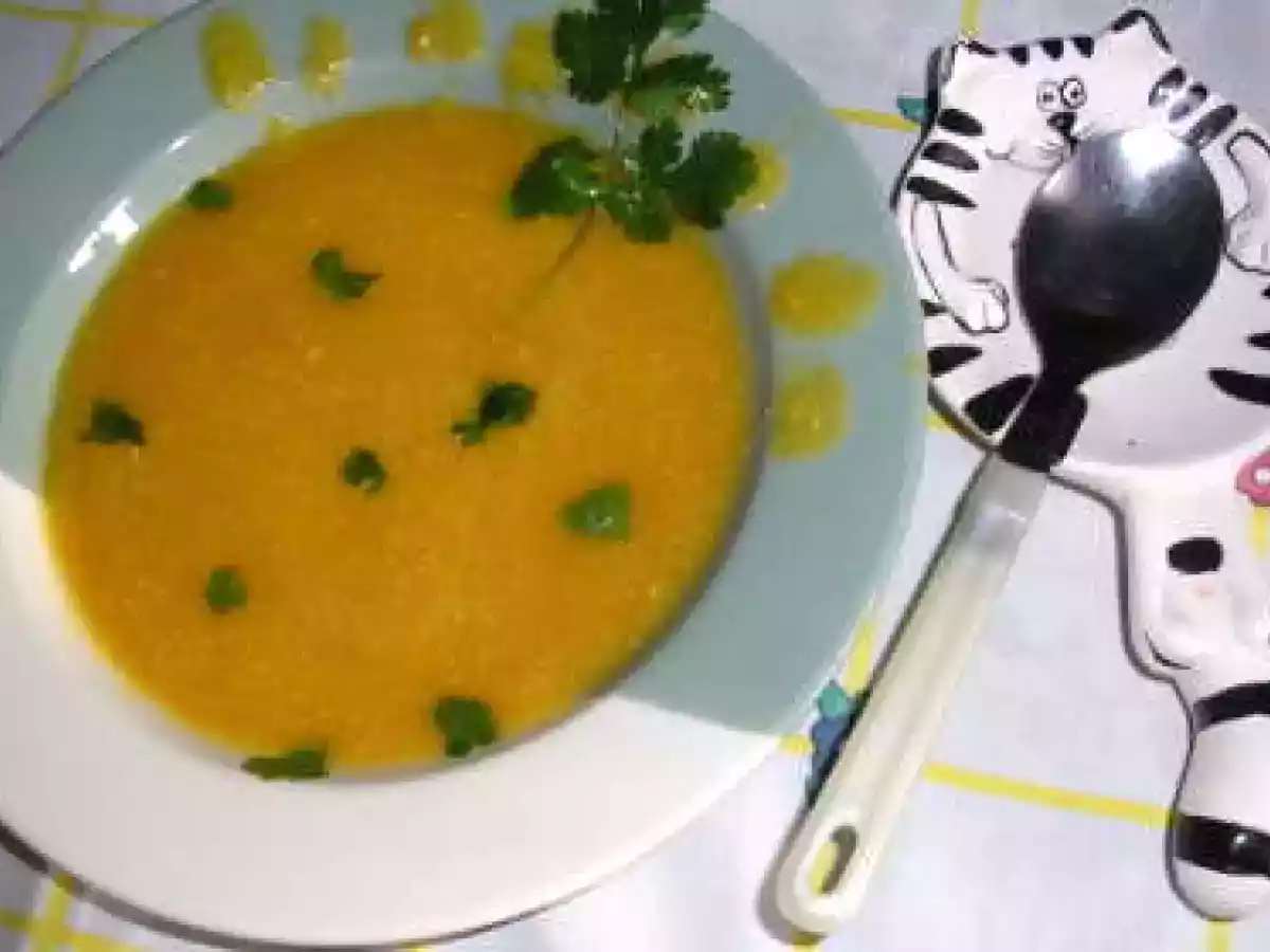 Creme de abóbora com côco