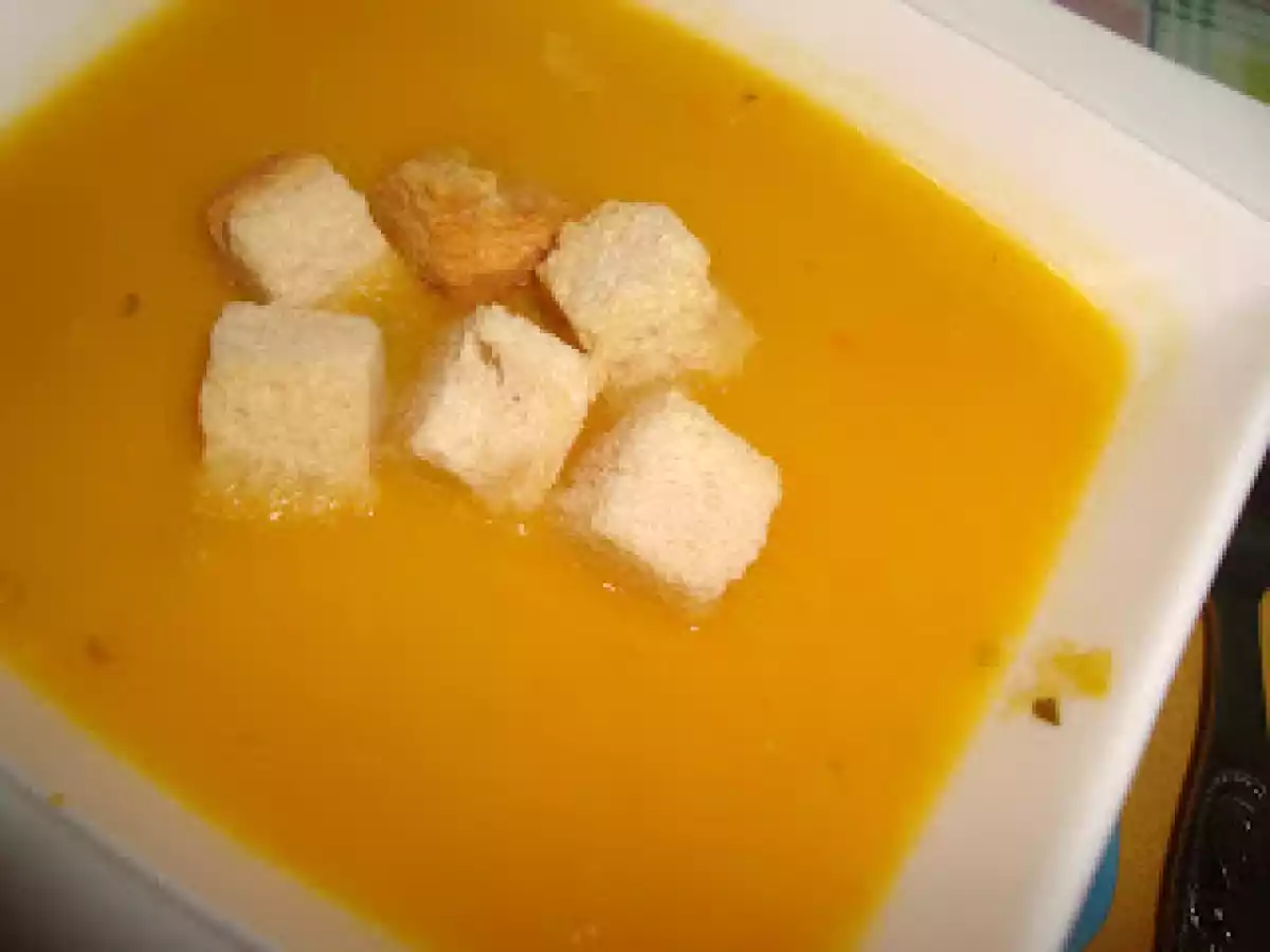 Creme de abóbora e cenoura