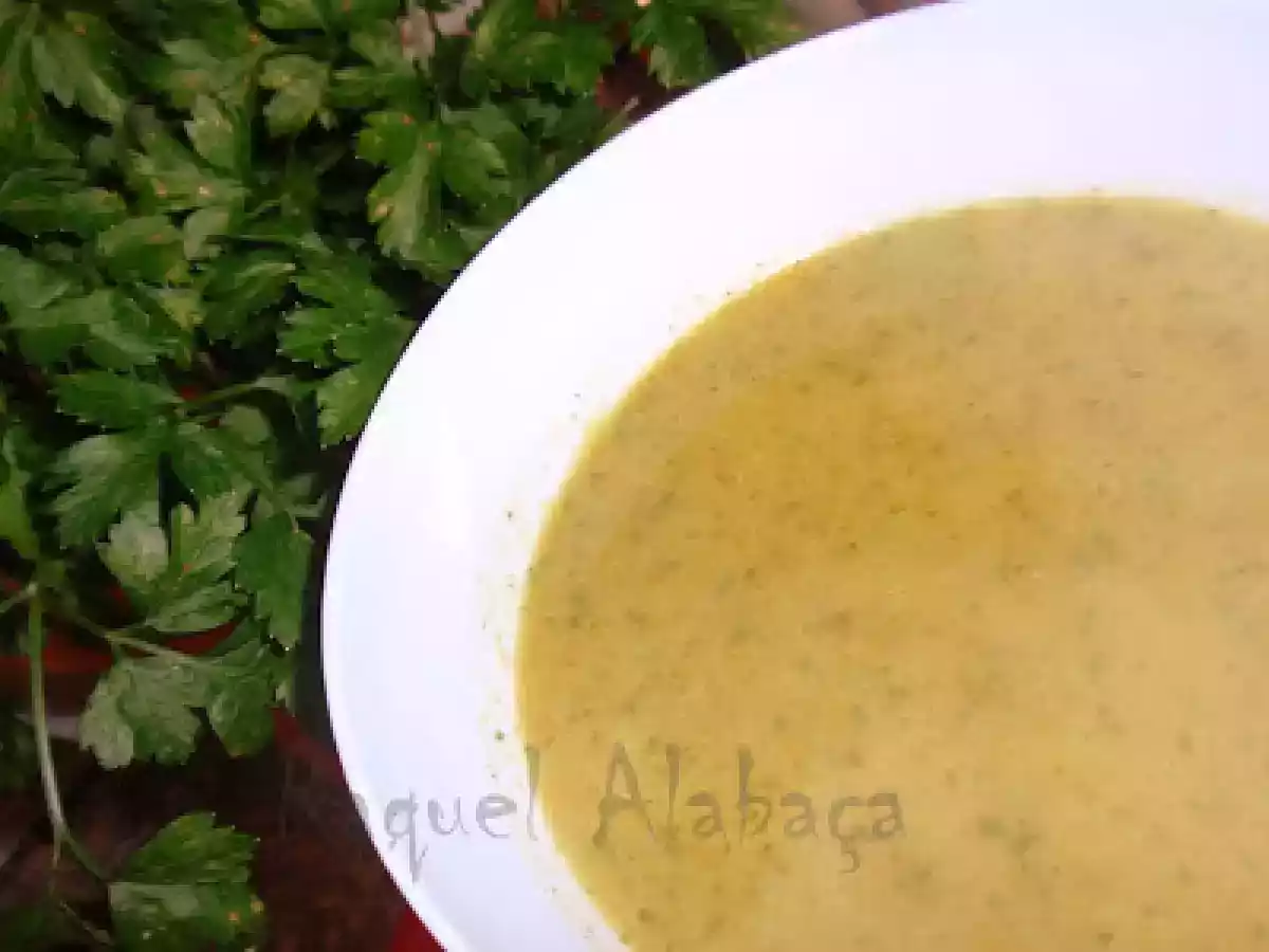 Creme de Abóbora e Coentros