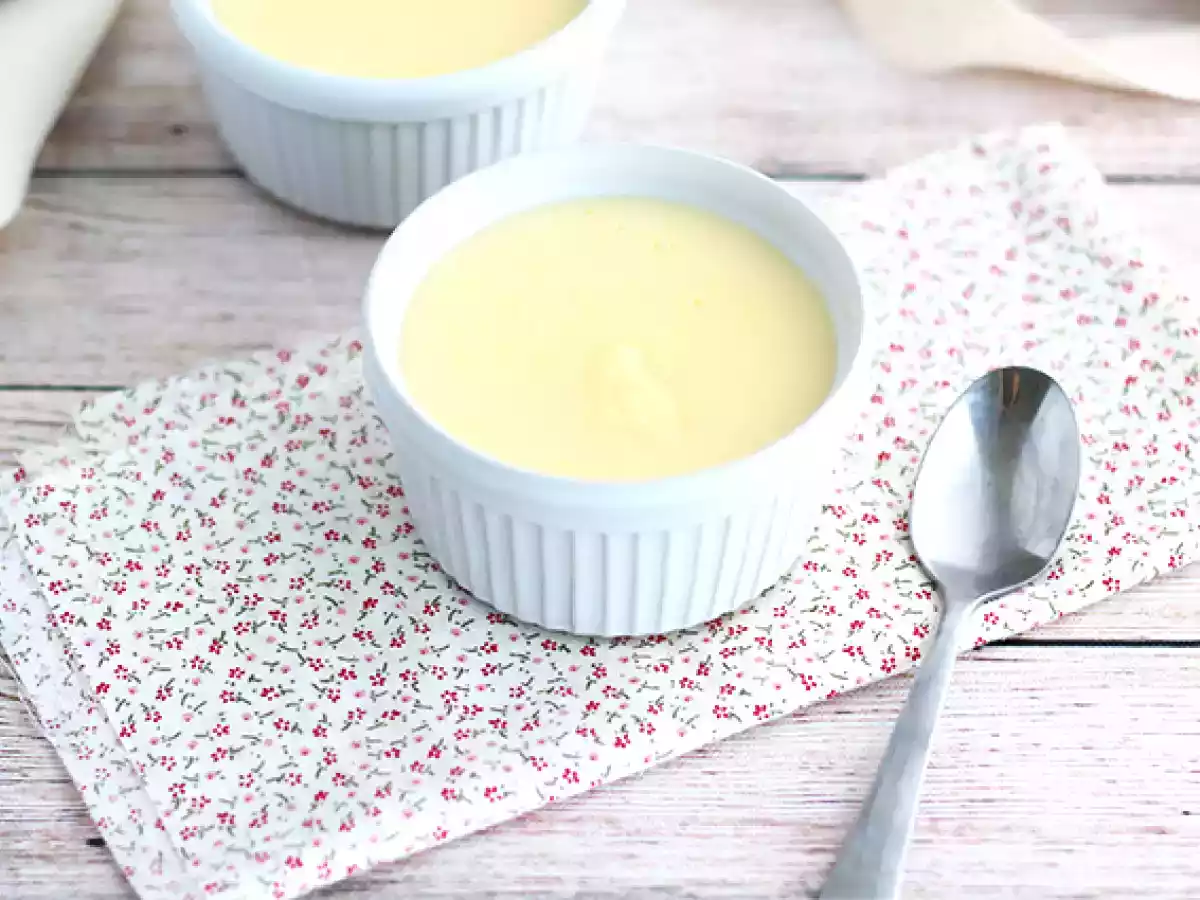 Creme de Baunilha Fácil, tipo Danette