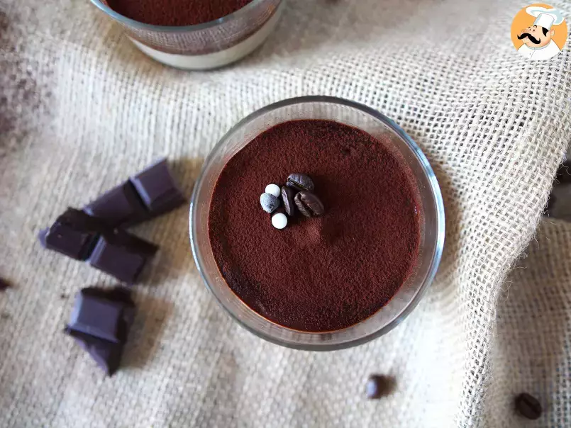 Creme de café com cobertura de chocolate e café, foto 4