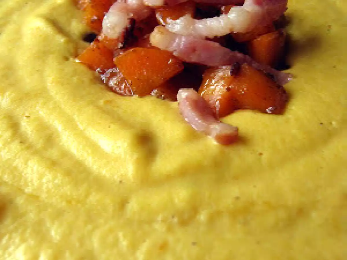 Creme de Cenoura com Bacon