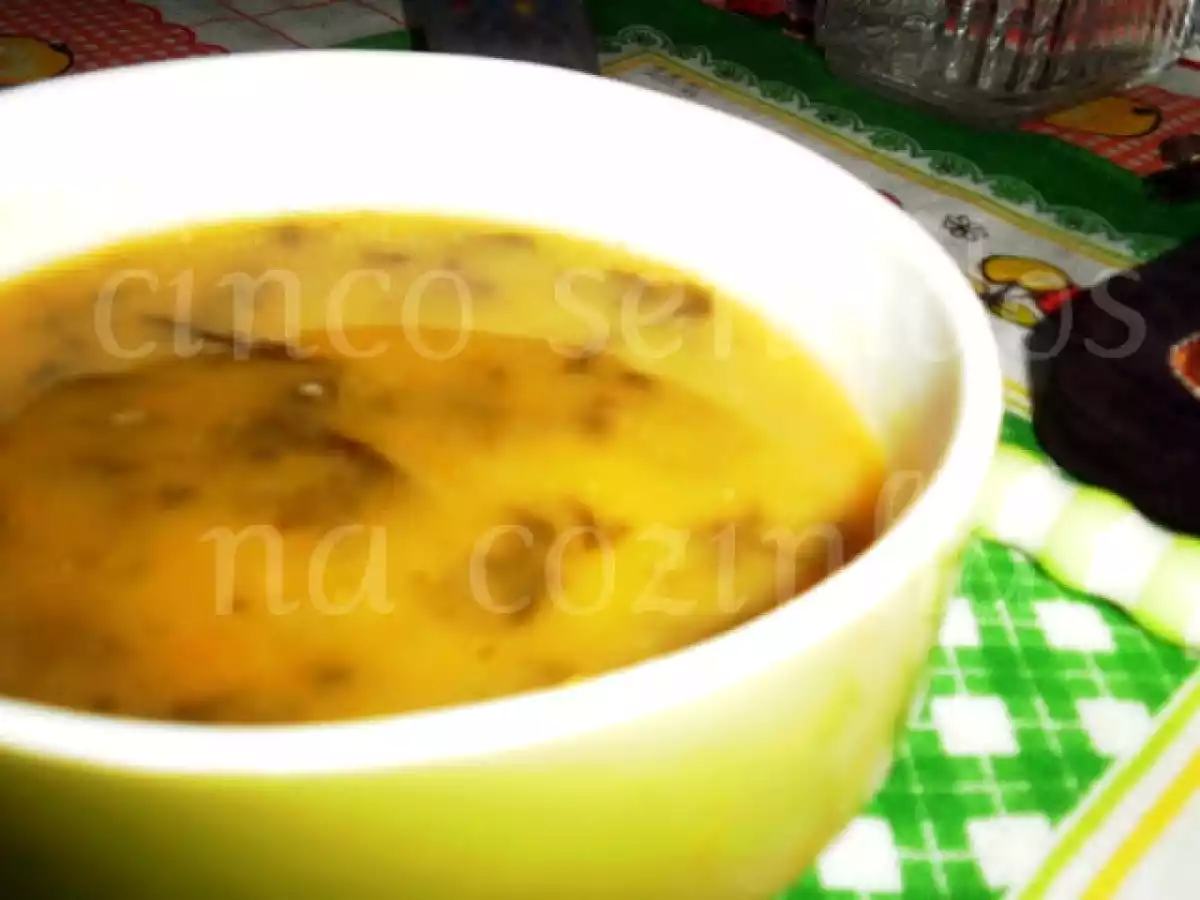 Creme de cenoura com espinafres e feijão manteiga - foto 2