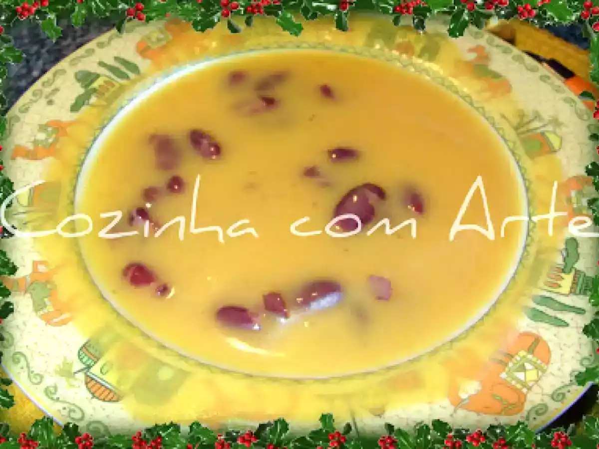 Creme de cenoura com feijão encarnado - foto 2