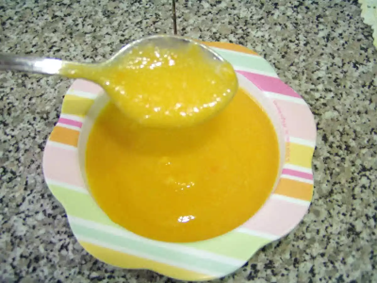 Creme de cenoura para bebés