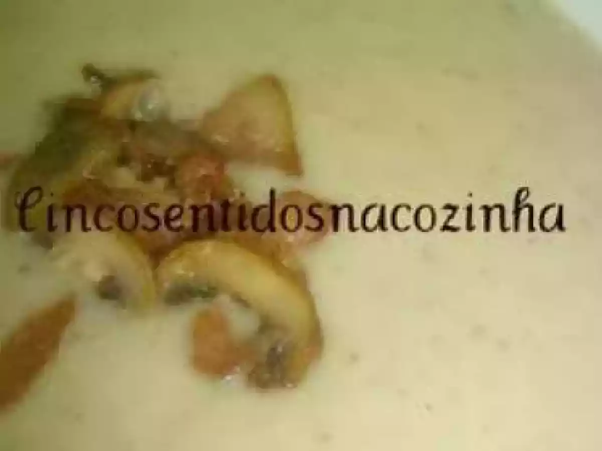 Creme de cogumelos com bacon - foto 2