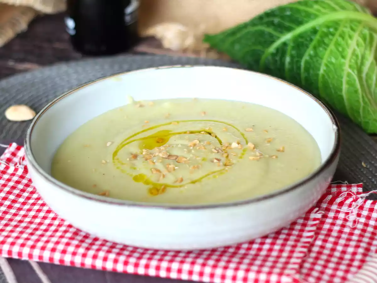 Creme de couve, rápida e deliciosa