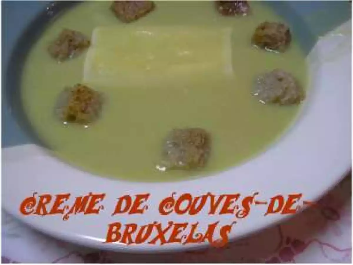 Creme de couves-de-bruxelas - foto 3