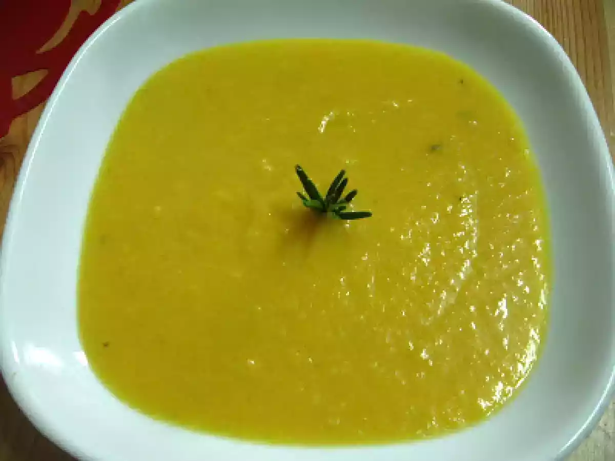 Creme de Couves de Bruxelas e Abóbora