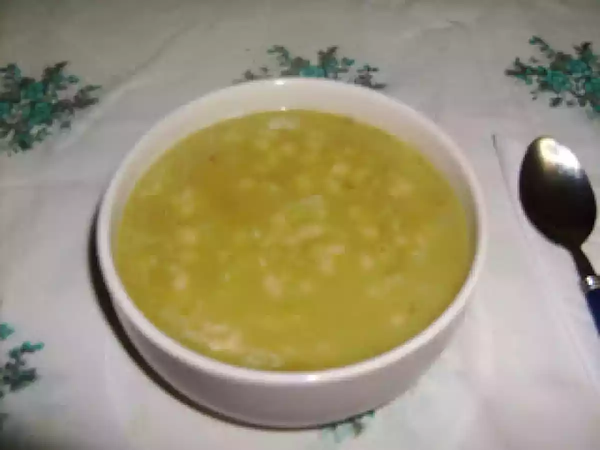 Creme de Ervilha com Couve Lombarda