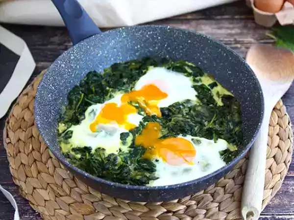 Receita Creme de espinafre com ovos