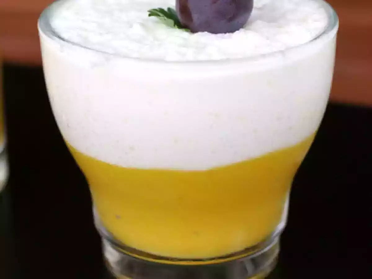 Creme de Manga e Gengibre com Espuma de Coco - foto 2