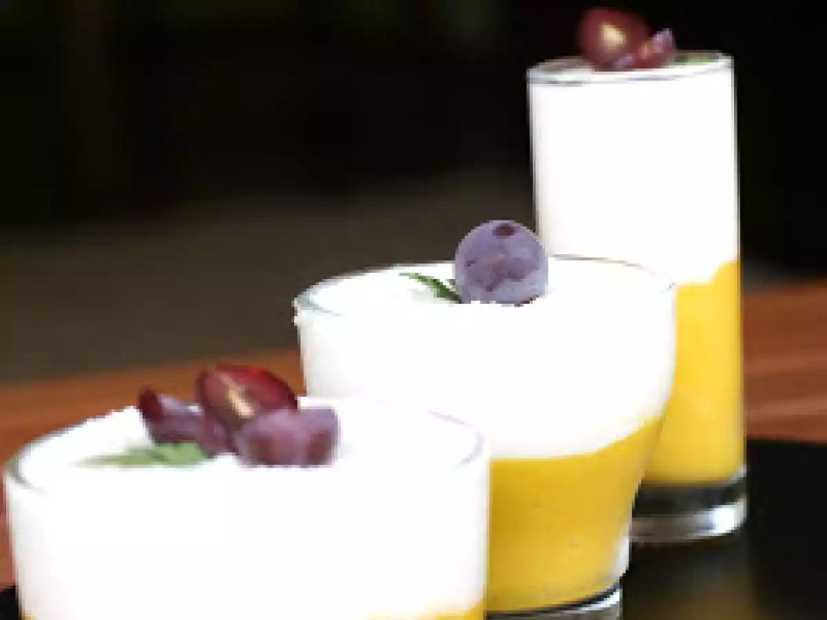 Creme de Manga e Gengibre com Espuma de Coco - foto 3