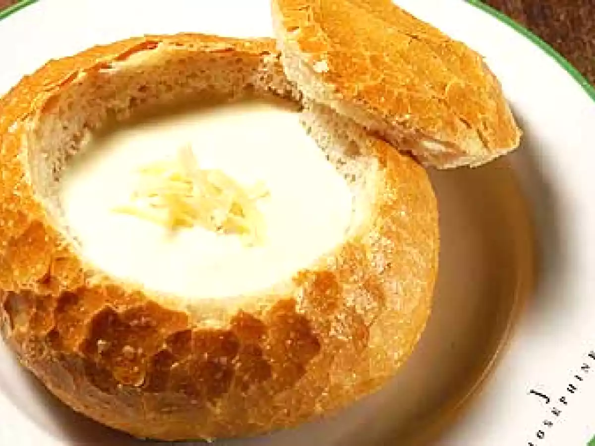 Creme de Queijo e Sopa de Cebola