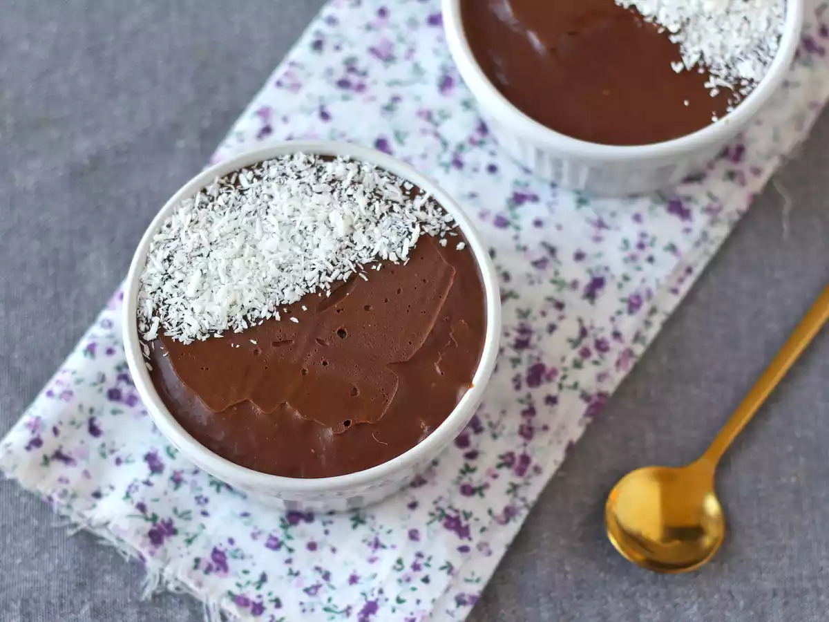 Creme mousse de chocolate, feito com 2 ingredientes! - foto 4