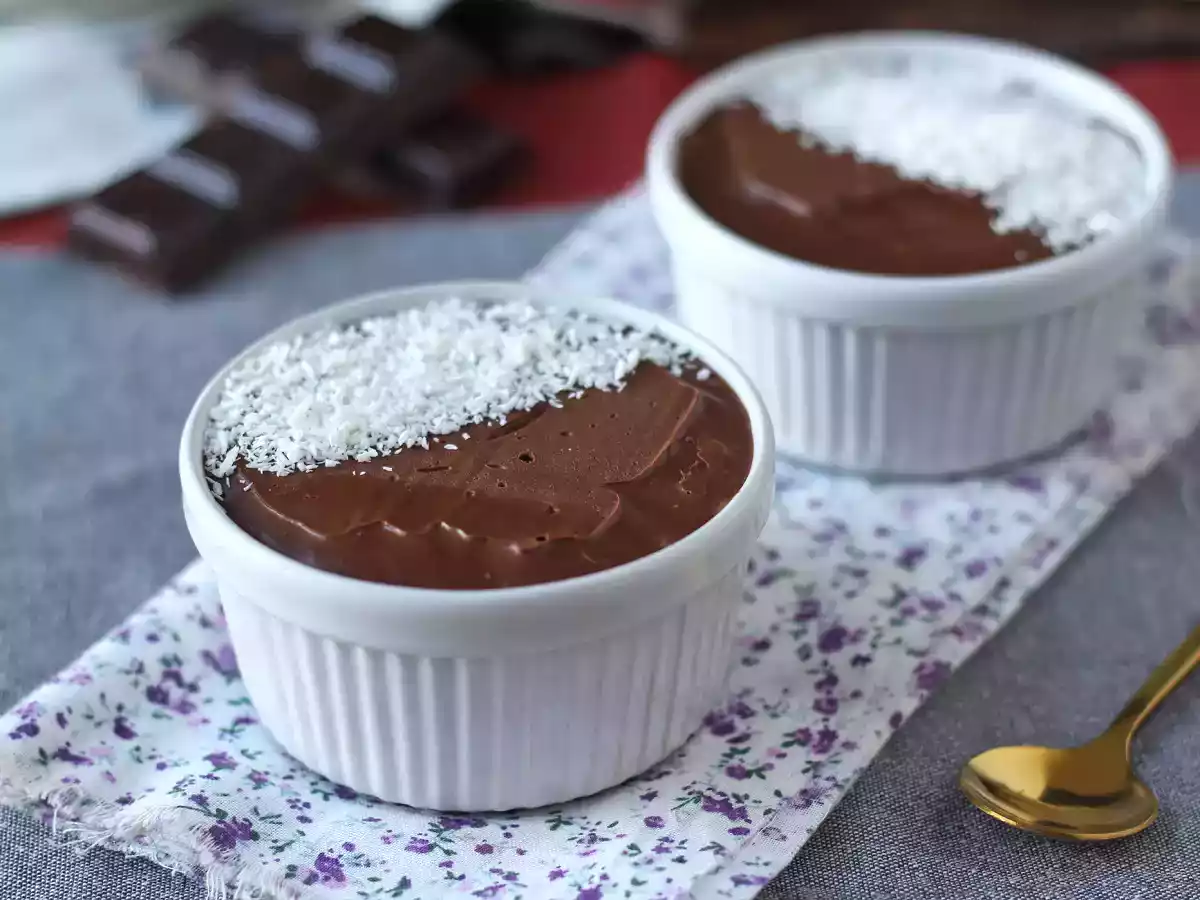 Creme mousse de chocolate, feito com 2 ingredientes! - foto 7