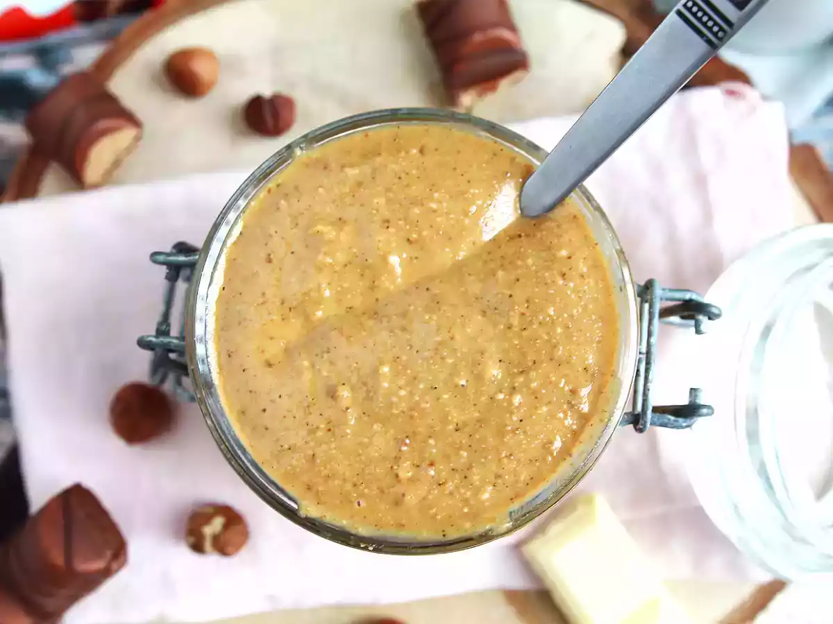 Creme para barrar kinder bueno - apenas 2 ingredientes - foto 2