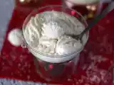 Creme Raffaello servido em bola de Natal, foto 1