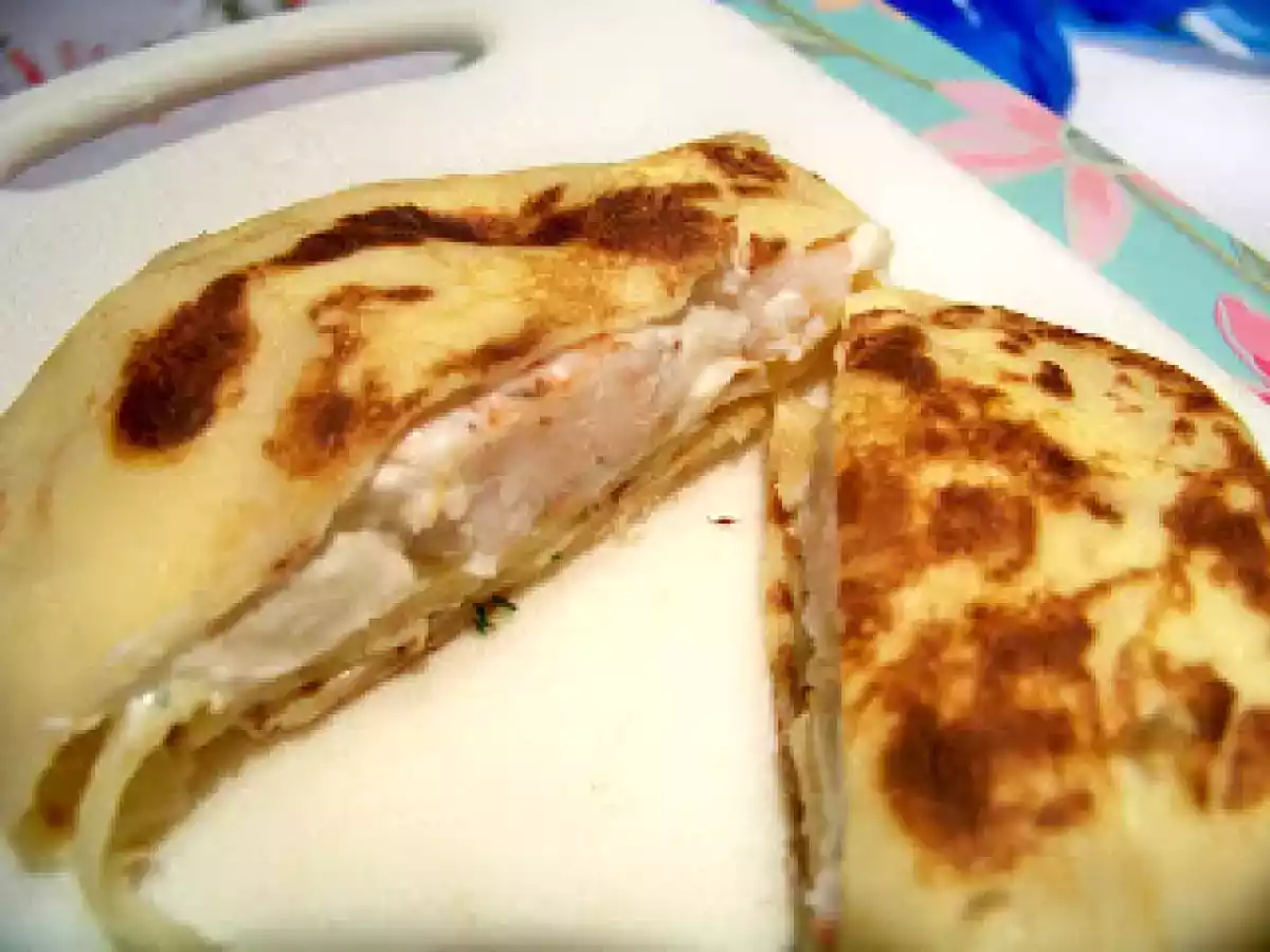 Crepe de camarão com cream cheese - foto 2