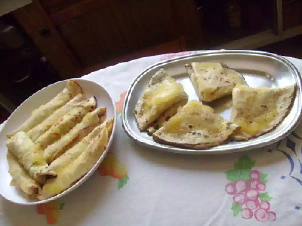 Crepe de Ricota com maçã