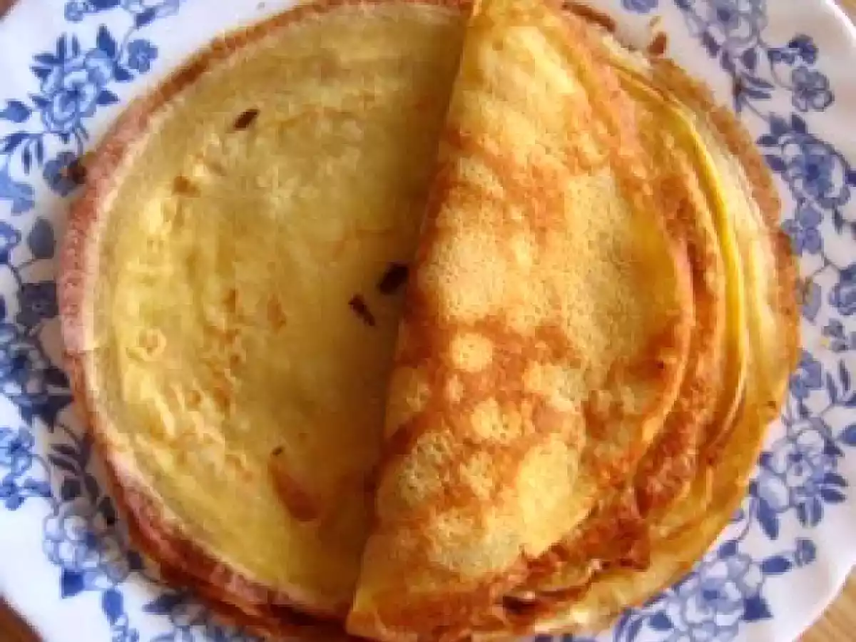 Crepes com Gelado de Morango