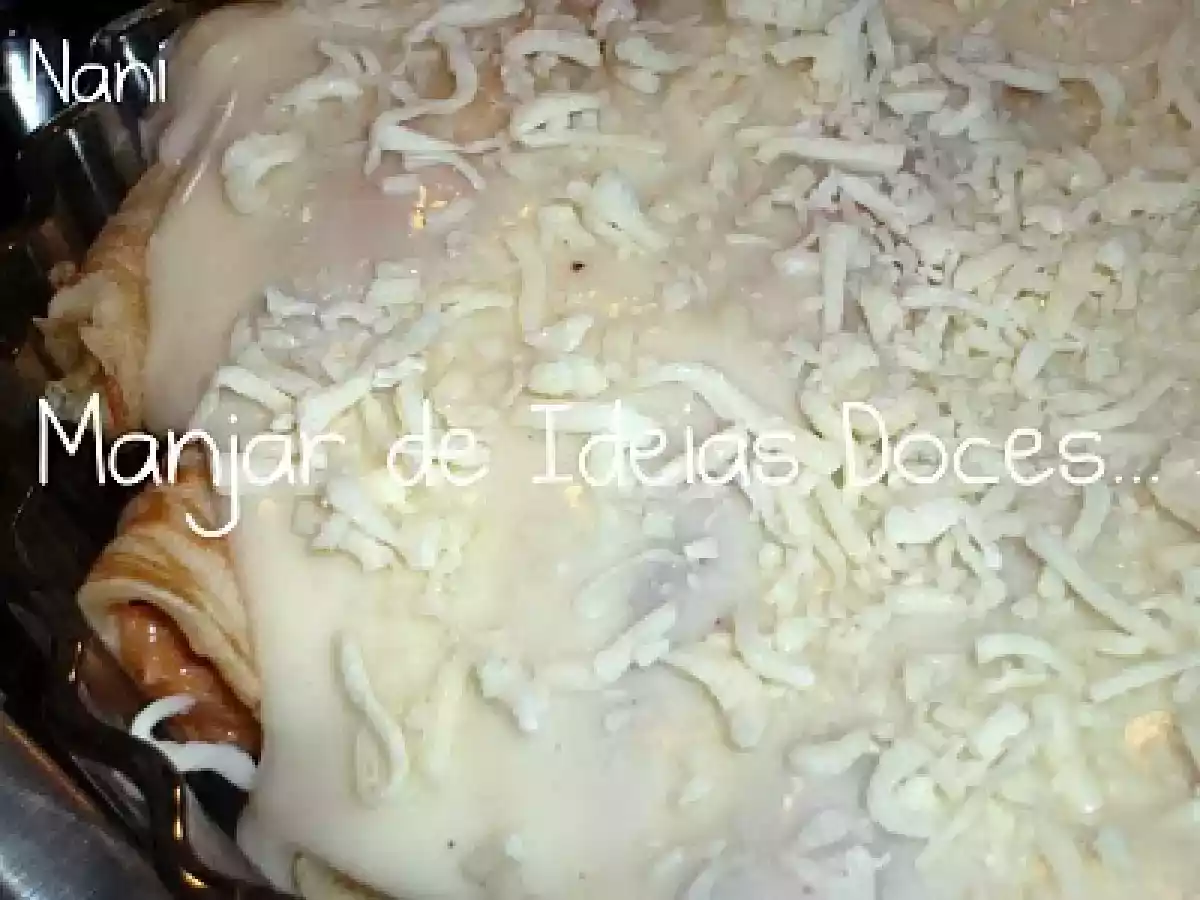 Crepes de Atum, Espinafres e Molho Bechamel - foto 3
