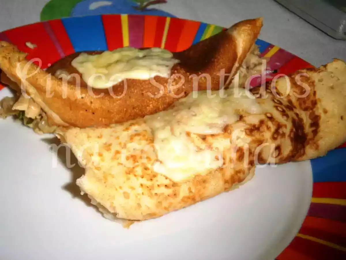 Crepes de frango gratinados - foto 2