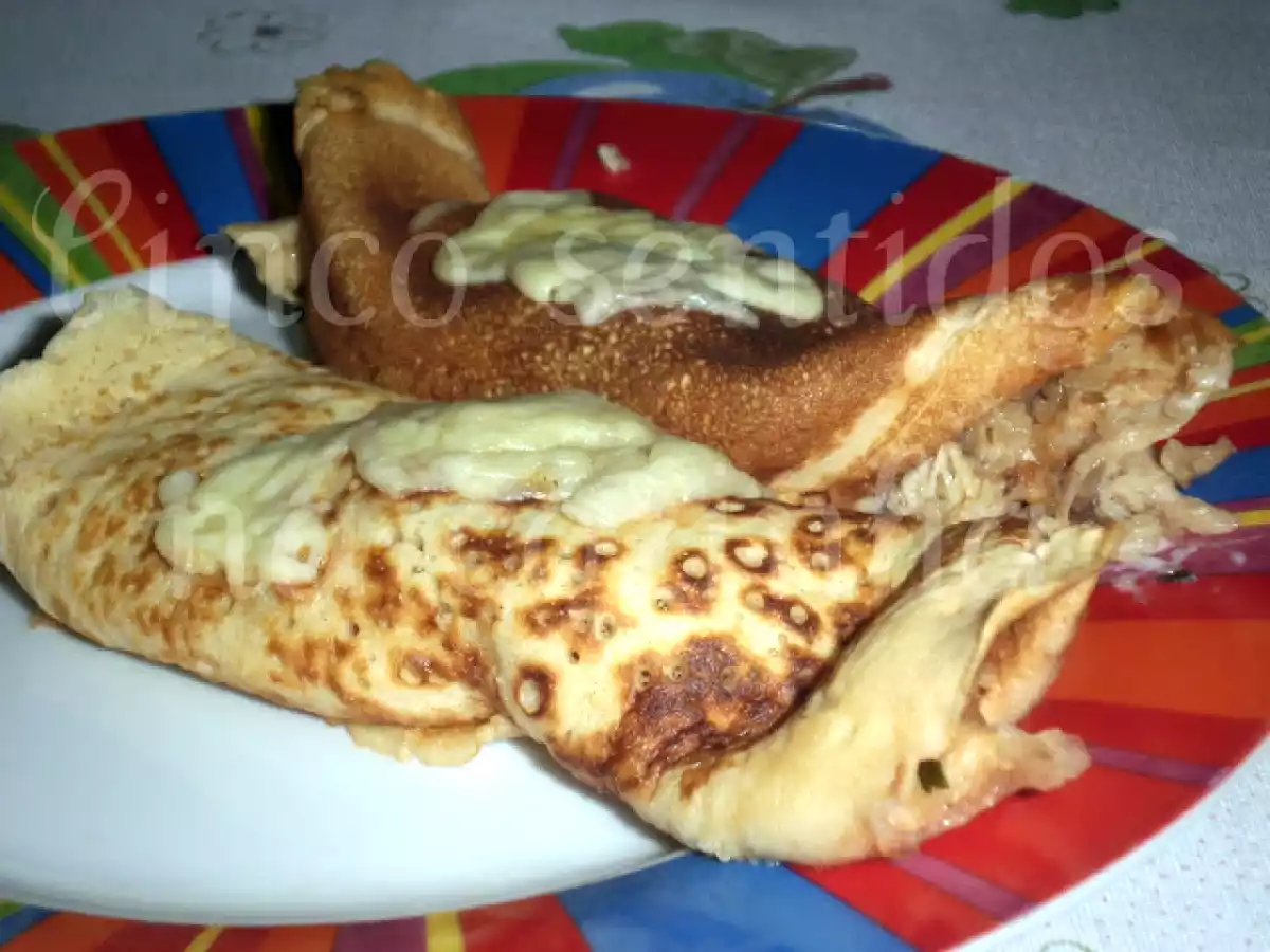 Crepes de frango gratinados - foto 3