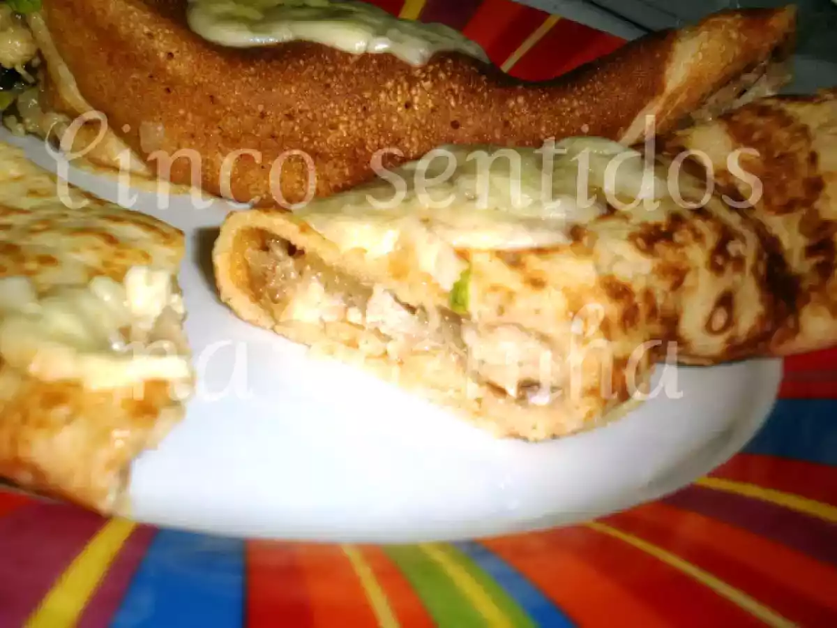 Crepes de frango gratinados - foto 4