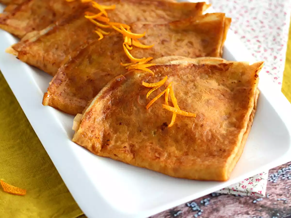 Crepes Suzette (crepe de laranja, receita francesa) - foto 2