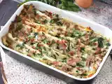 Crinkle cake de tortilhas, recheado com presunto, espinafre e mussarela, foto 2