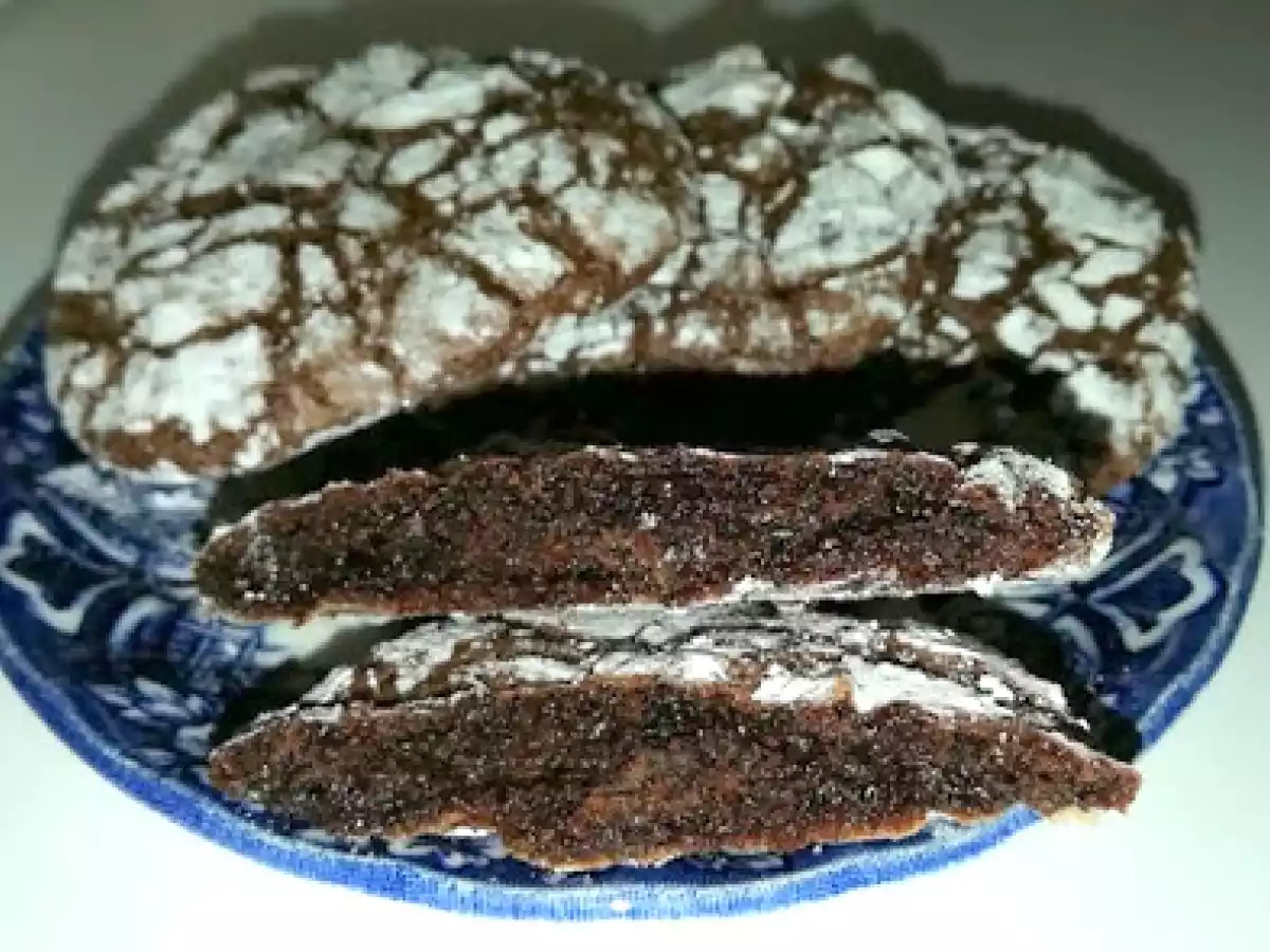 Crinkles ou cookies craquelados