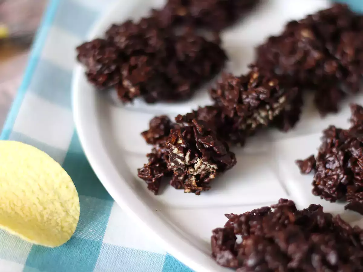 Crocante de chips com chocolate - foto 4