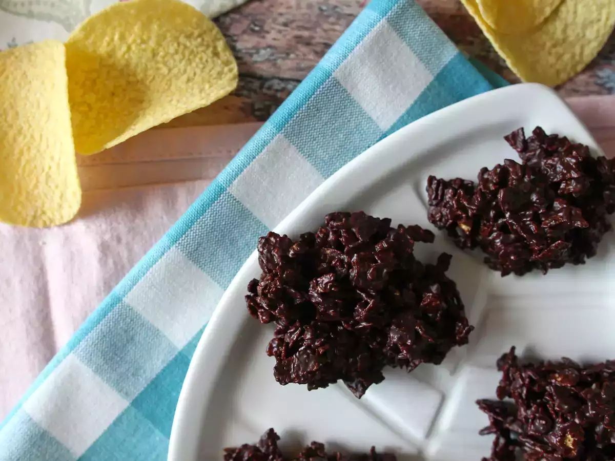 Crocante de chips com chocolate - foto 6