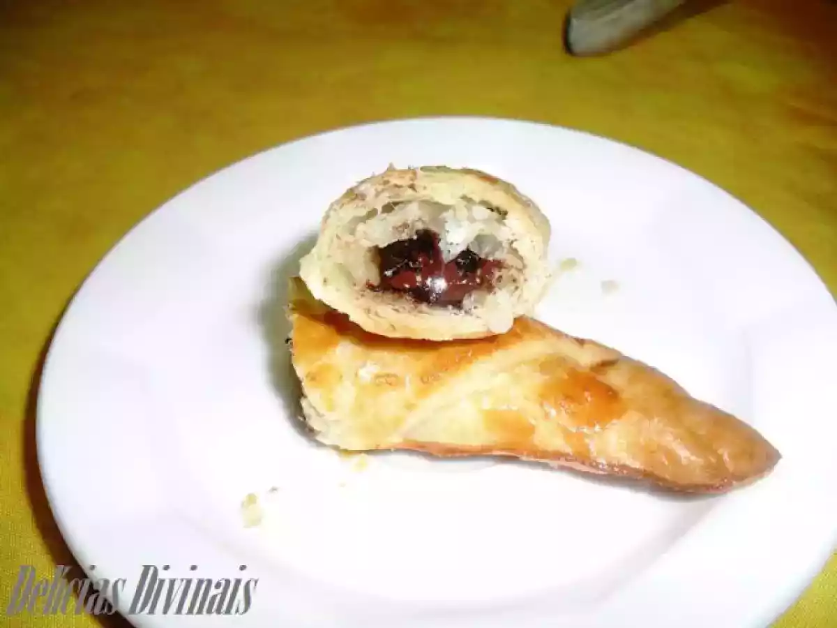 Croissants Ultra-Rápidos de Chocolate