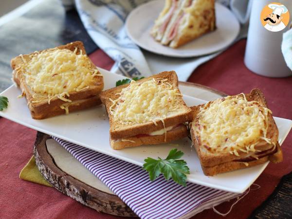 Croque monsieur feito na Air Fryer