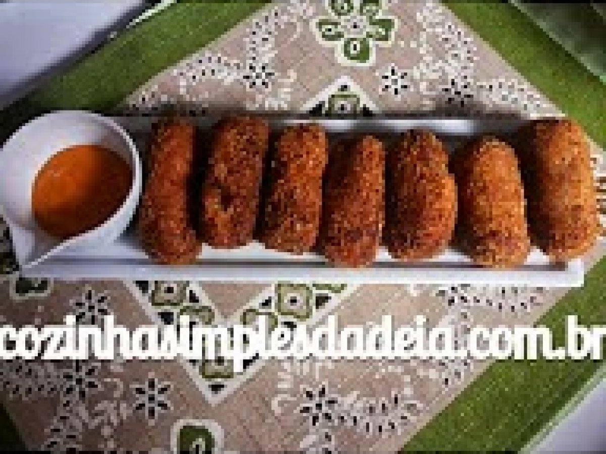 Croquete de carne de panela ou assada
