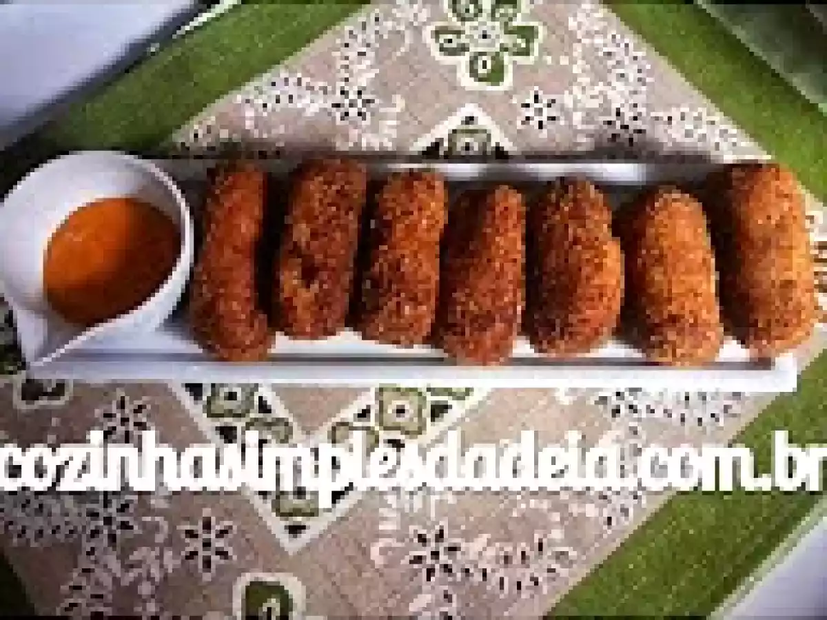 Croquete de carne de panela ou assada