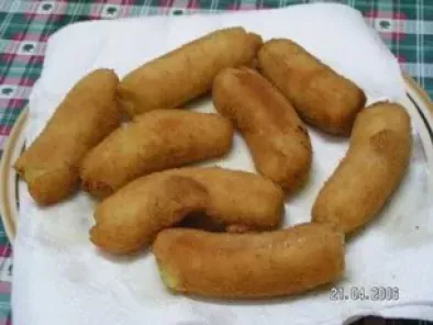 Croquetes de banana (tipo a banana frita dos rodízios)