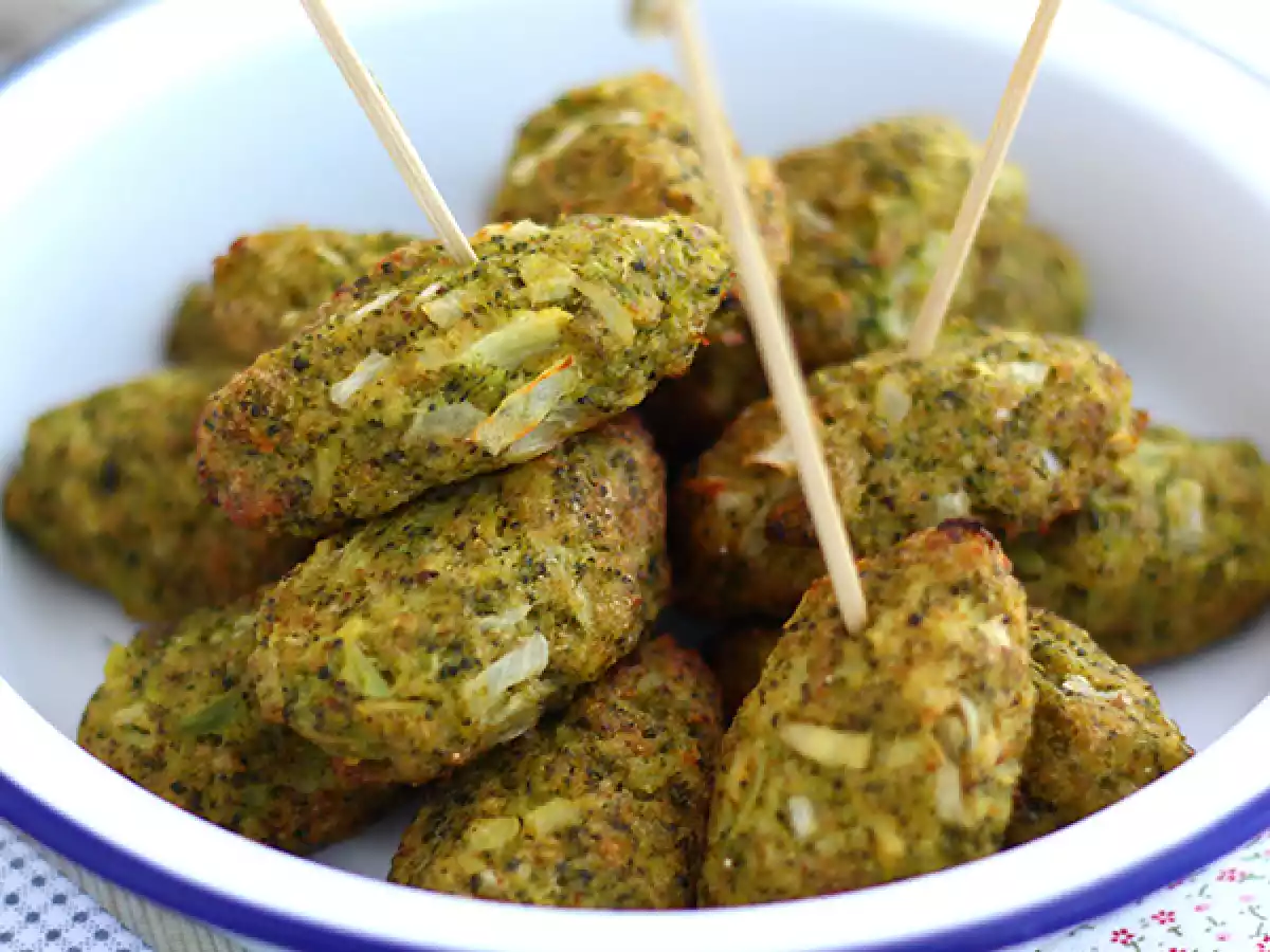 Croquetes de brócolos/brócolis - foto 2