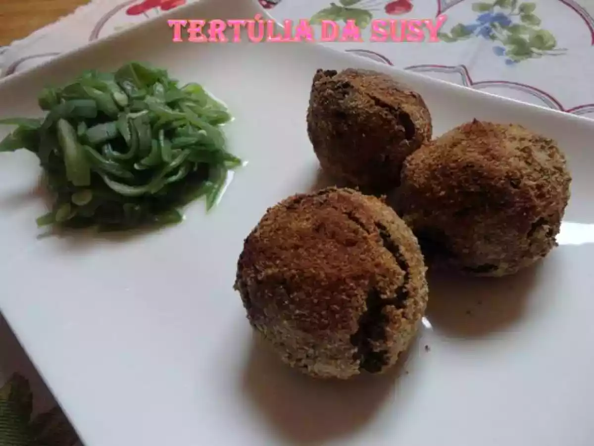 Croquetes de feijão preto e sementes de linhaça no forno - foto 2