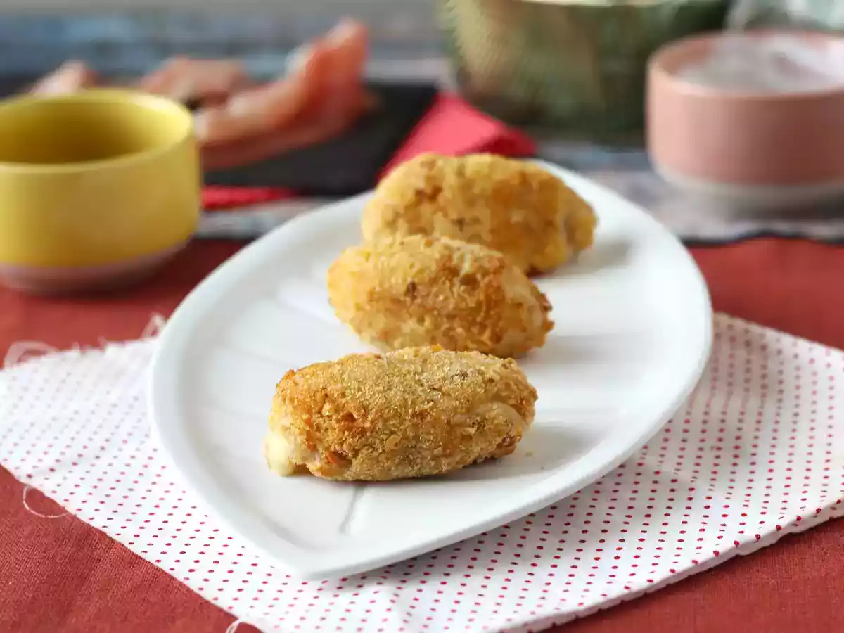 Croquetes de presunto serrano na Air Fryer - foto 2